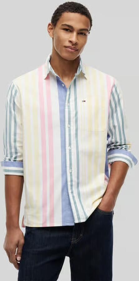 Tommy Jeans relaxed fit vrijetijdsoverhemd van puur katoen - Foto 3