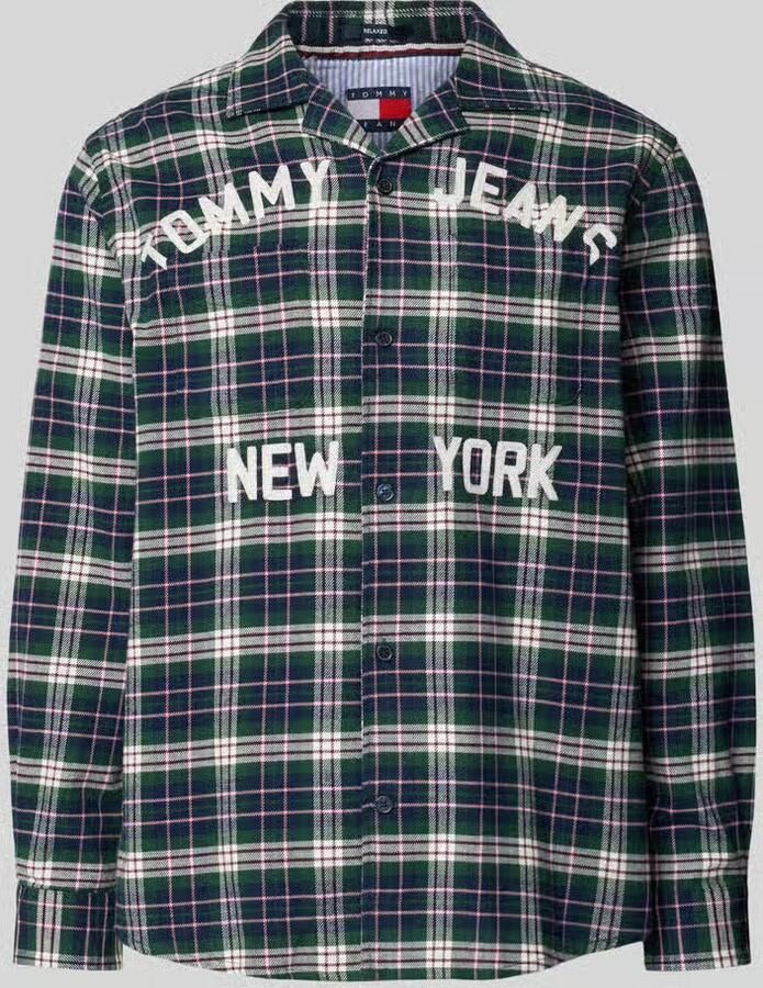 Tommy Jeans relaxed fit vrijetijdsoverhemd van puur katoen