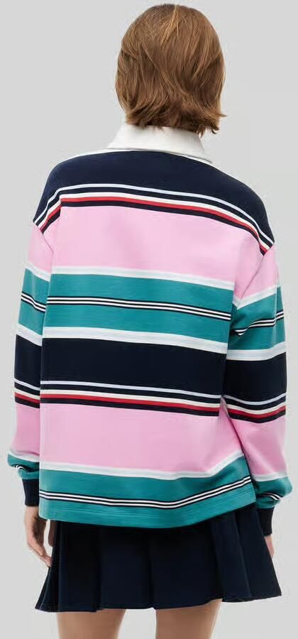 TOMMY JEANS Dames Truien & Vesten Tjw Rlx Multi Stripe Rugby Ext Multi - Foto 8
