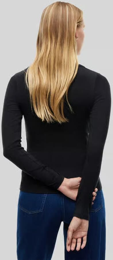 Tommy Jeans Shirt met lange mouwen met henley-hals - Foto 3