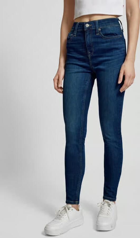 Tommy Jeans Donker Denim Skinny Katoen Stretch Jeans Blue Dames - Foto 9