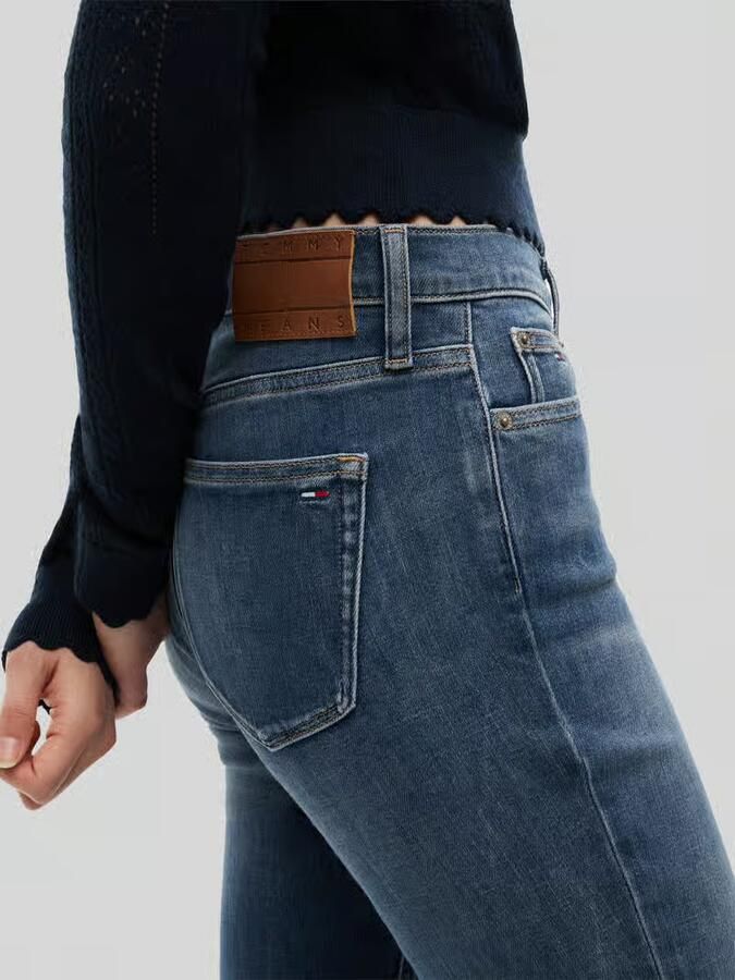 Tommy Jeans skinny fit jeans van katoenmix in 5-pocketmodel