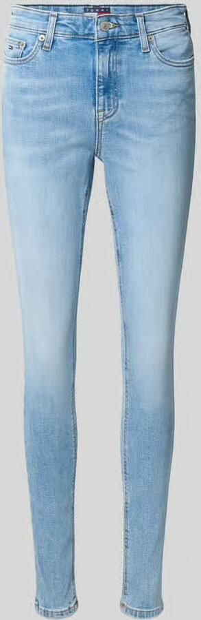 Tommy Jeans skinny fit jeans van katoenmix model 'NORA'