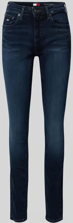 TOMMY JEANS Skinny fit jeans LW SKN CH12 met logo-badge logoborduring - Foto 2