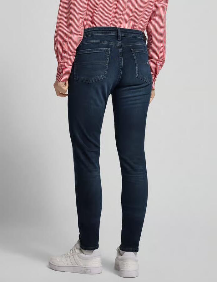 TOMMY JEANS Skinny fit jeans LW SKN CH12 met logo-badge logoborduring - Foto 3