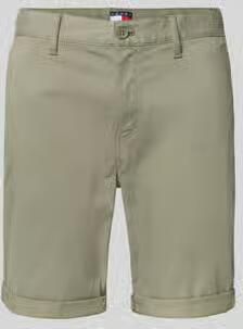 Tommy Jeans slim fit chino-shorts van katoenmix