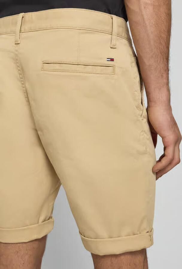 Tommy Jeans slim fit chino-shorts van katoenmix