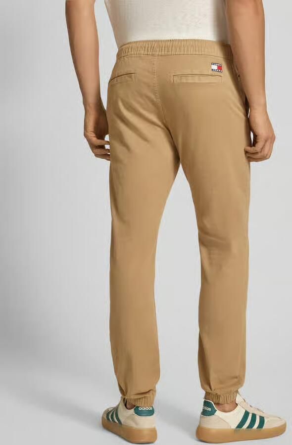 Tommy Jeans Slim fit chino van katoenmix