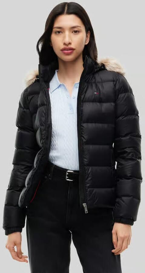 Tommy Jeans Curve Gewatteerde jas TJW BASIC HOODED DOWN JACKET EXT - Foto 13