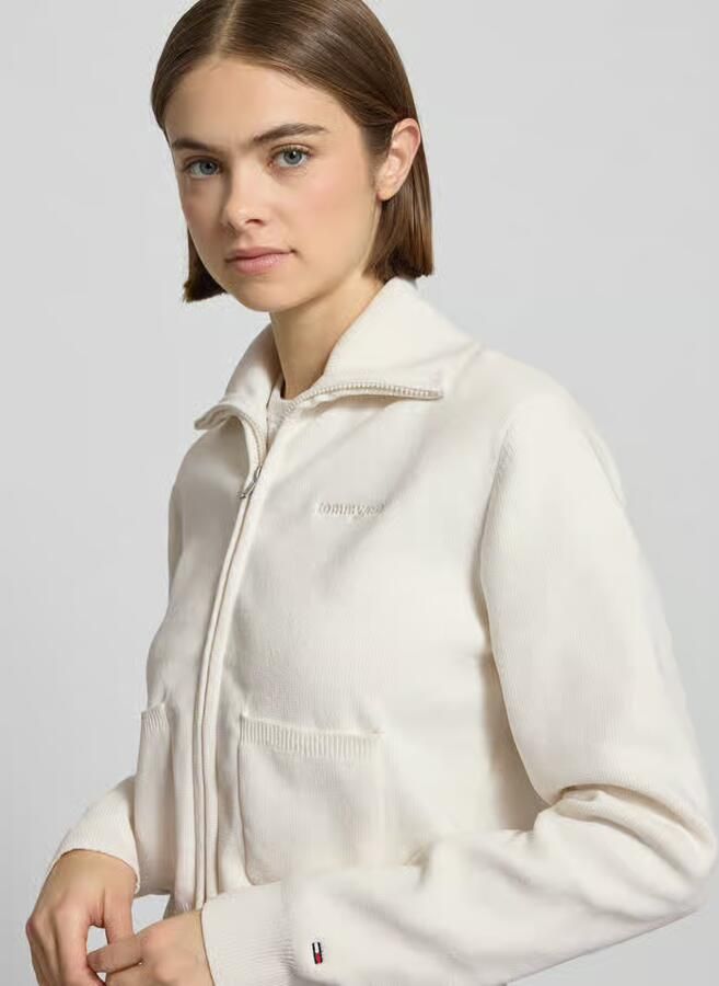 Tommy Jeans Slim fit gebreid jack met opgestikte zakken - Foto 2
