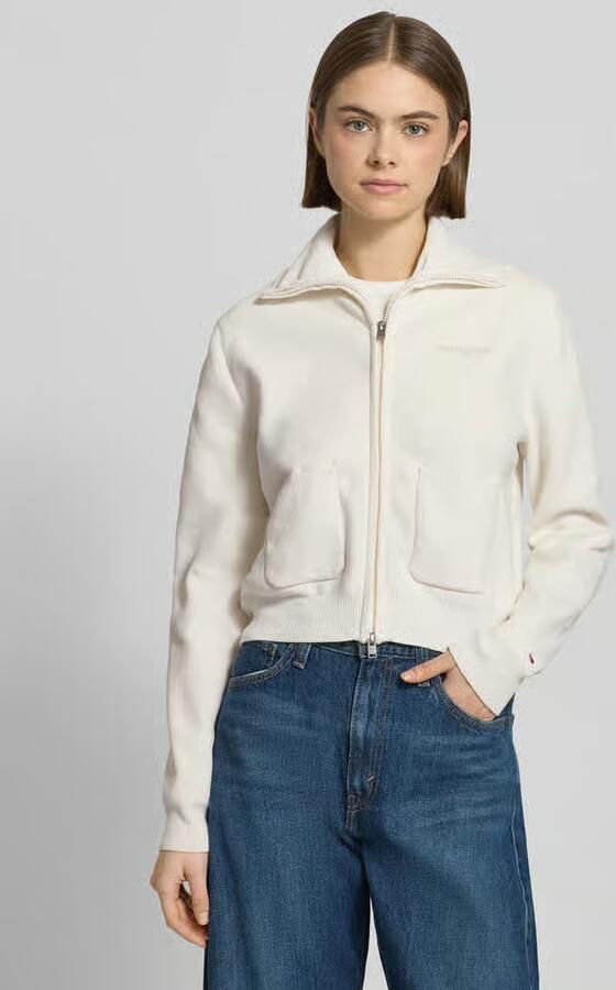 Tommy Jeans Slim fit gebreid jack met opgestikte zakken - Foto 4