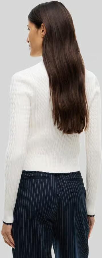 Tommy Jeans Slim fit gebreid jack van viscosemix - Foto 3