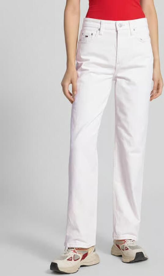 Tommy Jeans Slim fit jeans met rechte pijpen model 'LAYLA' - Foto 5