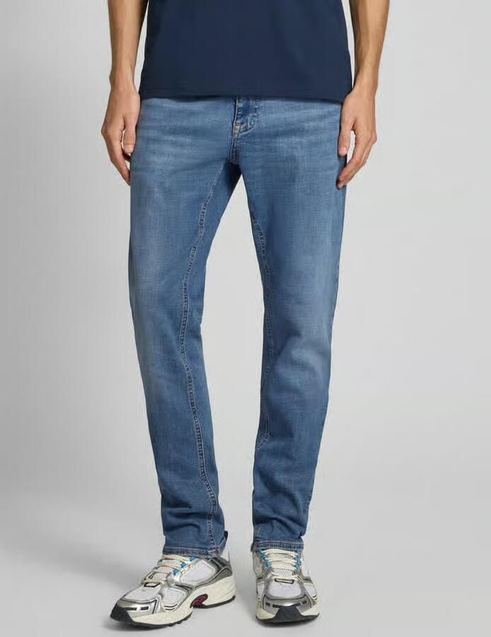 TOMMY JEANS Straight jeans SCANTON SLIM Met merkenlabel van leer achter - Foto 6