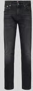 Tommy Hilfiger Zwarte Slim Scanton Jeans met Gewassen Uitstraling Black Heren - Foto 18