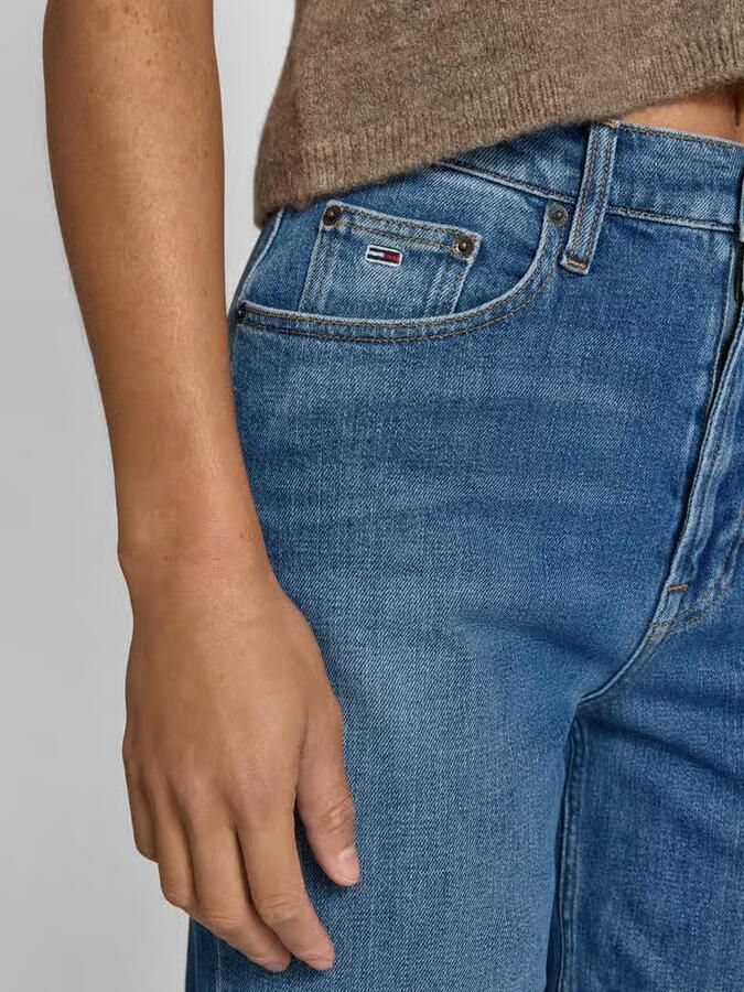 Tommy Jeans Straight fit jeans van katoenmix model 'LAYLA' - Foto 13