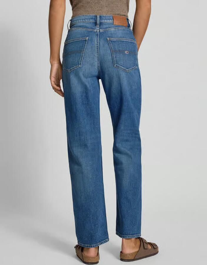 Tommy Jeans Straight fit jeans van katoenmix model 'LAYLA' - Foto 14