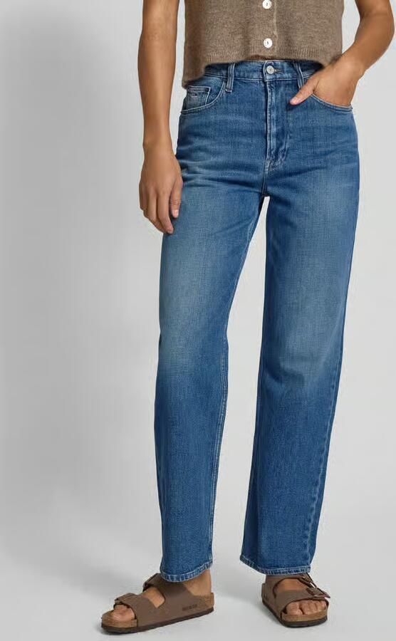 Tommy Jeans Straight fit jeans van katoenmix model 'LAYLA' - Foto 16