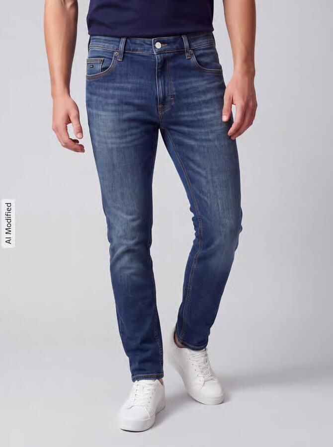 Tommy Jeans Slim Fit jeans van katoenmix model 'Scanton' - Foto 4