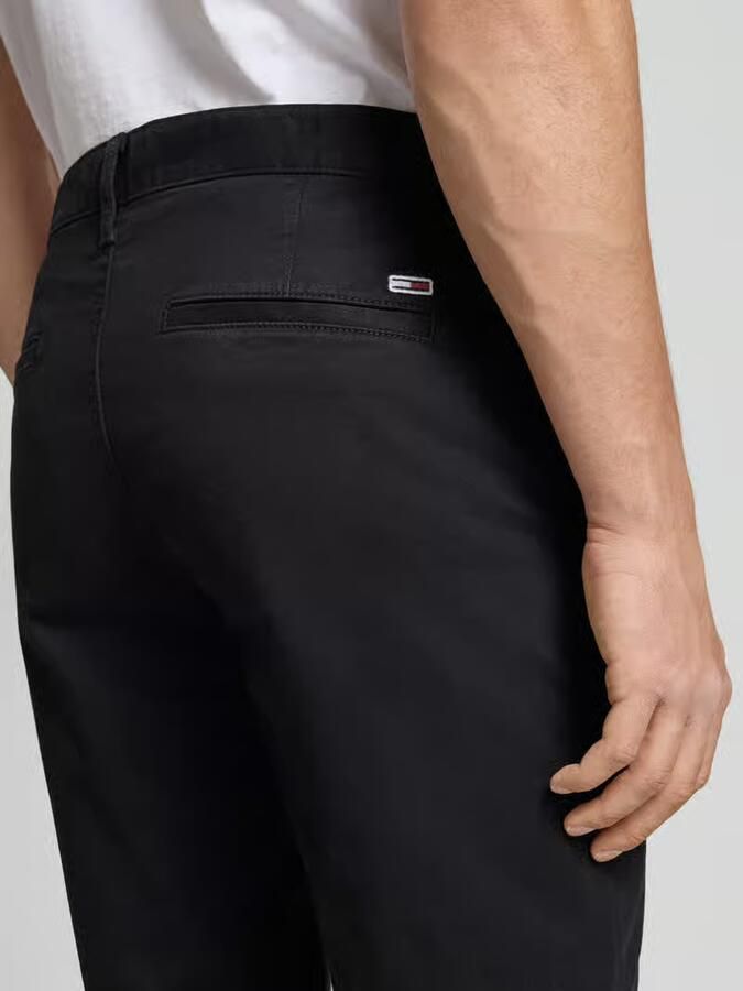 Tommy Jeans Slim fit korte chino van katoenmix model 'SCANTON' - Foto 5
