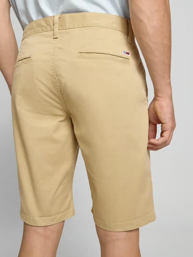 Tommy Jeans Slim fit korte chino van katoenmix model 'SCANTON' - Foto 7