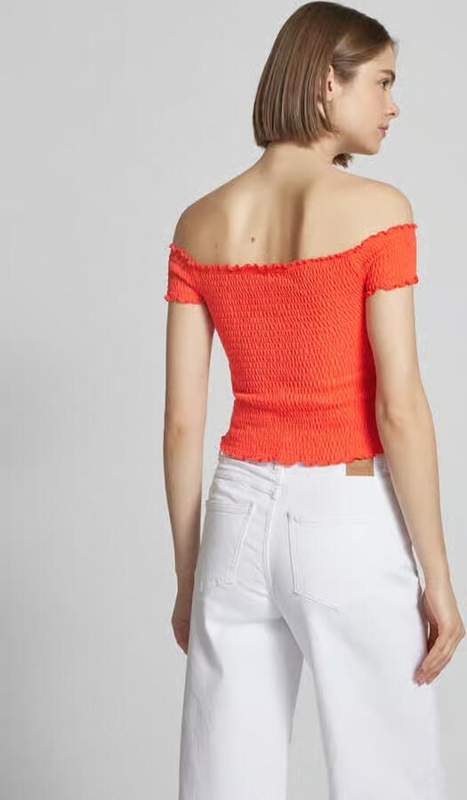 TOMMY JEANS Dames Tops & T-shirts Tjw Crp Smock Top Oranje - Foto 8