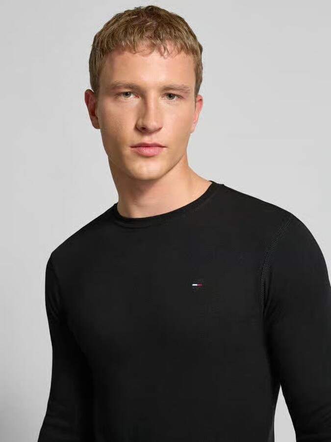 Tommy Hilfiger T-Shirt Lange Mouw ORIGINAL RIB LONGSLEEVE TEE DM0DM04409 - Foto 7