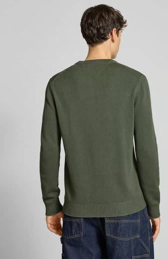 TOMMY JEANS Heren Truien & Vesten Tjm Slim Ess Sweater Exts Olijf - Foto 12