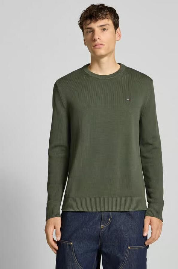 TOMMY JEANS Heren Truien & Vesten Tjm Slim Ess Sweater Exts Olijf - Foto 11