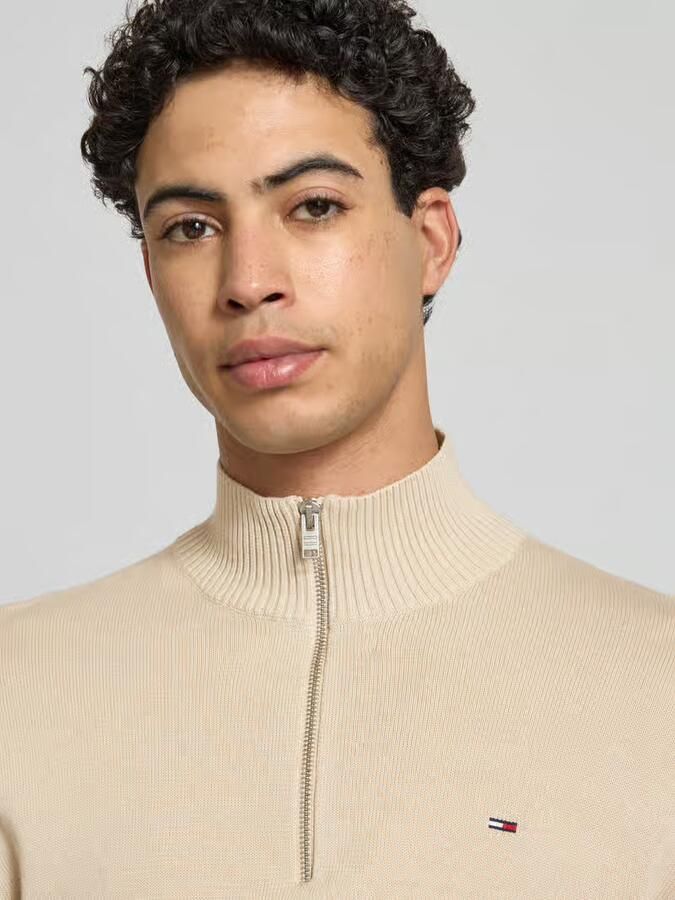 Tommy Jeans Slim fit schipperstrui van puur katoen