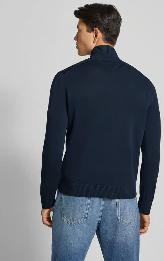 TOMMY JEANS Heren Truien & Vesten Tjm Slm Ess Light ¼ Zip Swtr Ext Donkerblauw - Foto 15