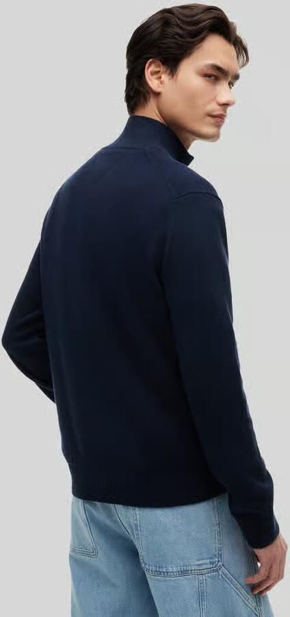 TOMMY JEANS Heren Truien & Vesten Tjm Slm Ess Light ¼ Zip Swtr Ext Donkerblauw - Foto 18