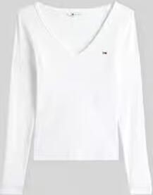 TOMMY JEANS Shirt met lange mouwen TJW SLIM ESSENTIAL RIB V LS - Foto 6