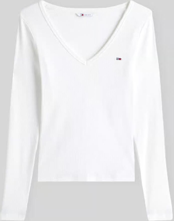 TOMMY JEANS Shirt met lange mouwen TJW SLIM ESSENTIAL RIB V LS - Foto 5