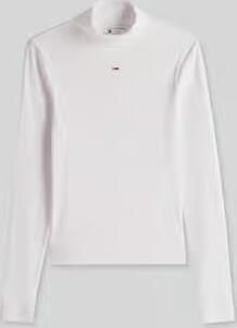 TOMMY JEANS Dames Truien & Vesten Tjw Essential Mock Neck Ecru - Foto 6