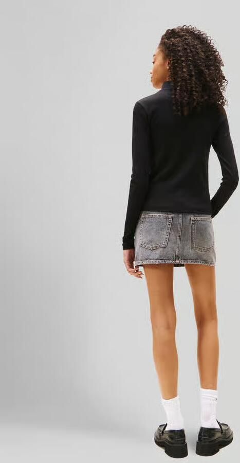 TOMMY JEANS Dames Truien & Vesten Tjw Essential Mock Neck Zwart - Foto 13