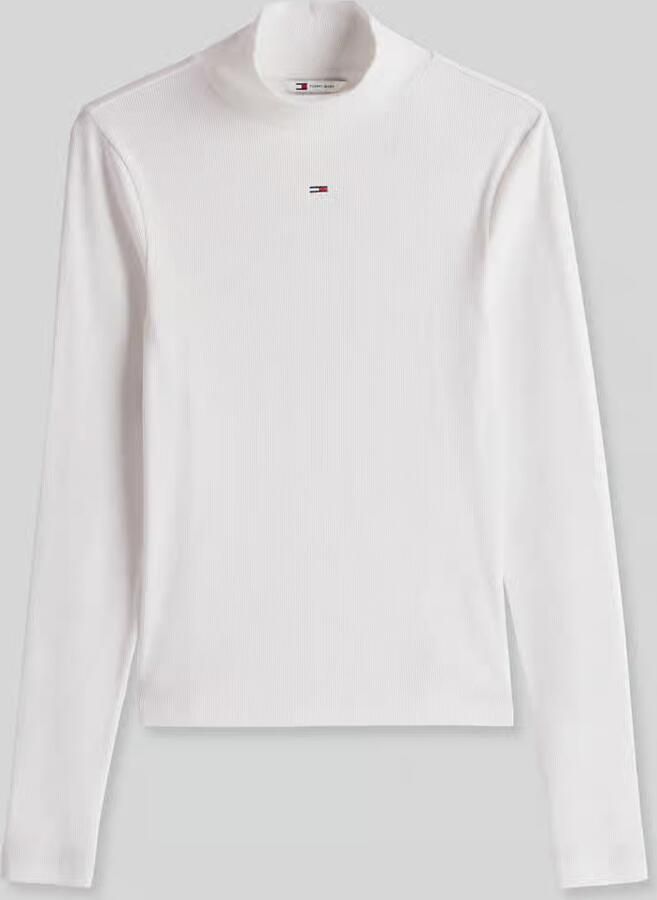 TOMMY JEANS Dames Truien & Vesten Tjw Essential Mock Neck Ecru - Foto 2