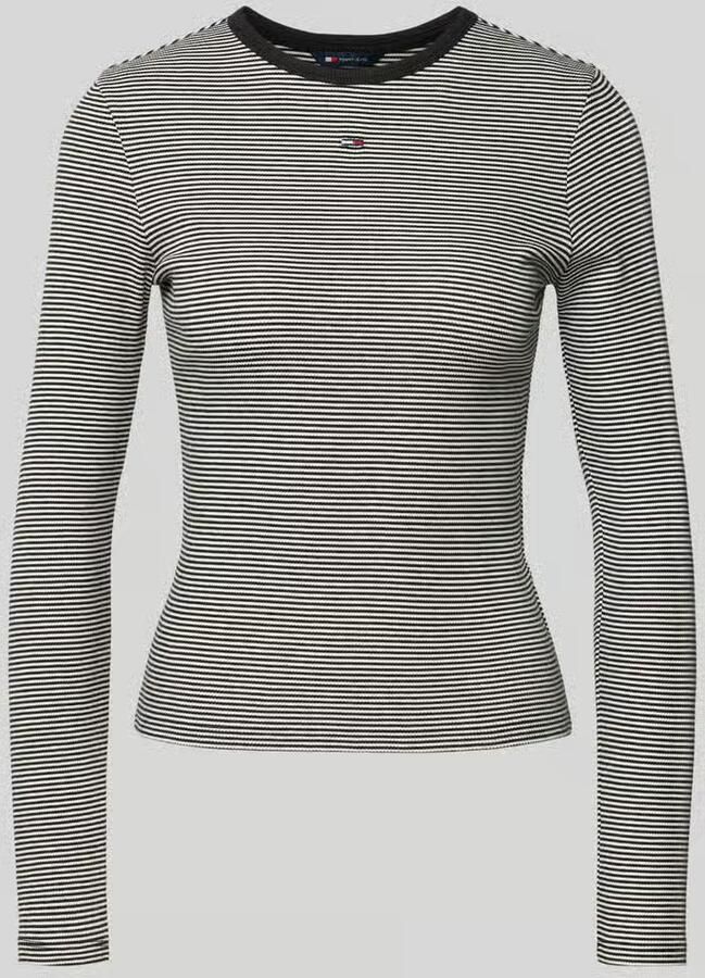 TOMMY JEANS Dames Tops & T-shirts Tjw Slim Essential Rib Ls Multi - Foto 8