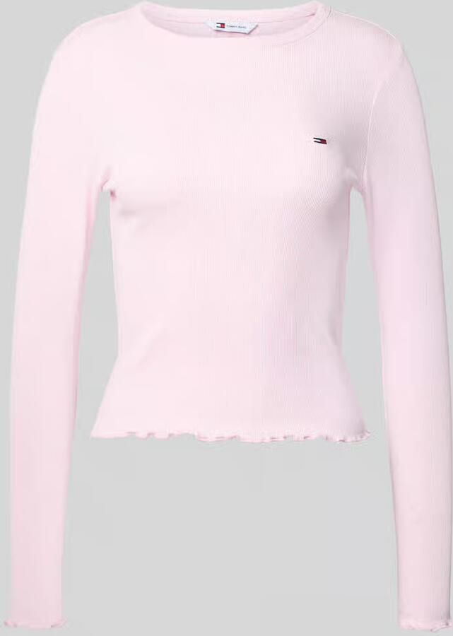 Tommy Jeans Slim fit shirt met lange mouwen van katoenmix - Foto 2