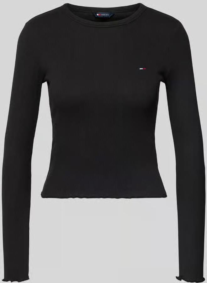 Tommy Jeans Slim fit shirt met lange mouwen van katoenmix - Foto 2