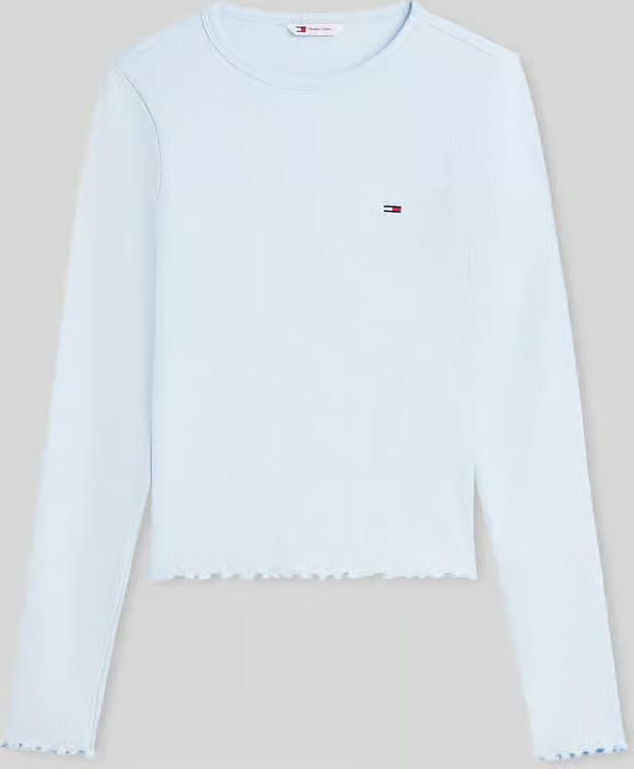 Tommy Jeans slim fit shirt met lange mouwen van katoenmix - Foto 2