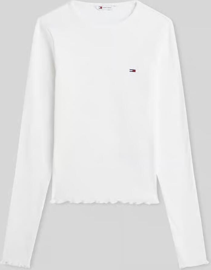 Tommy Jeans slim fit shirt met lange mouwen van katoenmix - Foto 2