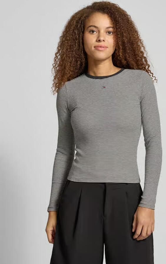 TOMMY JEANS Dames Tops & T-shirts Tjw Slim Essential Rib Ls Multi - Foto 9