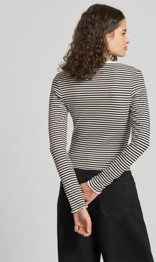 Tommy Jeans Slim fit shirt met lange mouwen van katoenmix - Foto 3