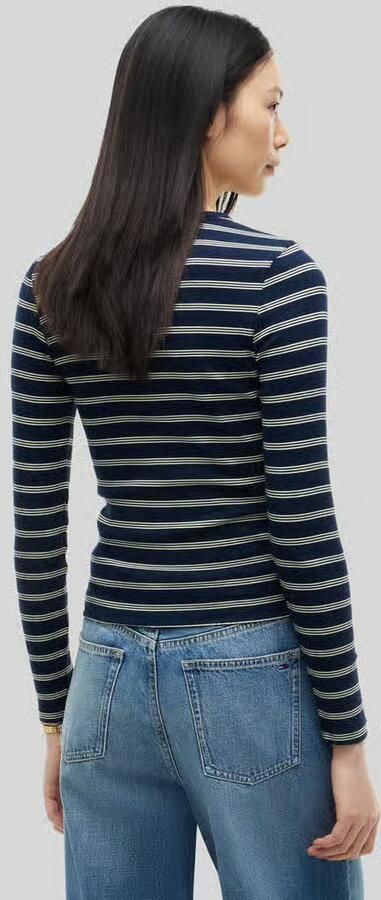 Tommy Jeans slim fit shirt met lange mouwen van katoenmix - Foto 3