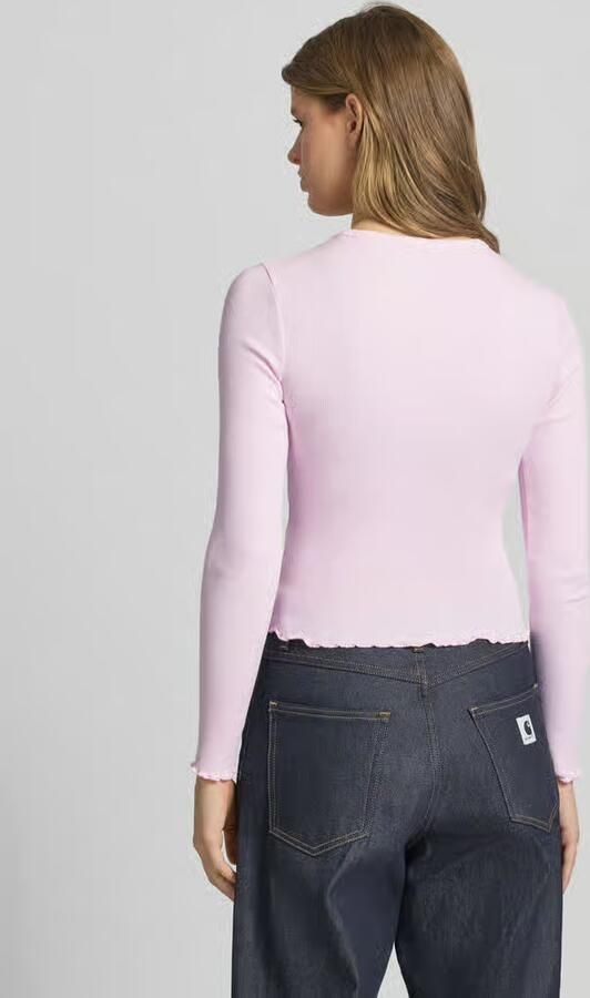 Tommy Jeans Slim fit shirt met lange mouwen van katoenmix - Foto 4