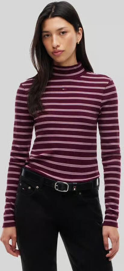 Tommy Jeans Slim fit shirt met lange mouwen van katoenmix - Foto 2