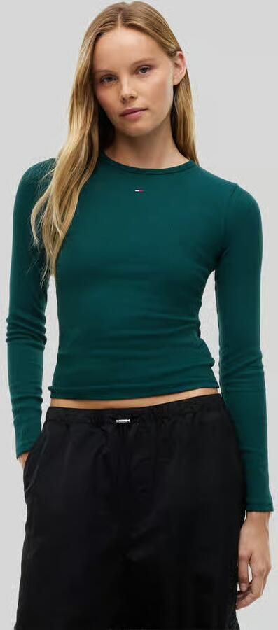 Tommy Jeans Slim fit shirt met lange mouwen van katoenmix - Foto 3