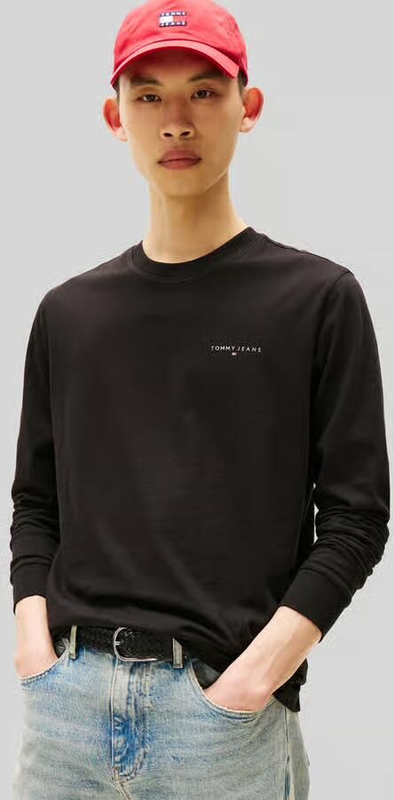 TOMMY JEANS Shirt met lange mouwen TJM SLIM CHEST LINEAR LS TEE EXT - Foto 9