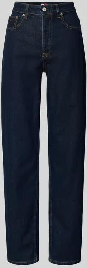 Tommy Jeans straight fit jeans van katoenmix model 'LAYLA' - Foto 4